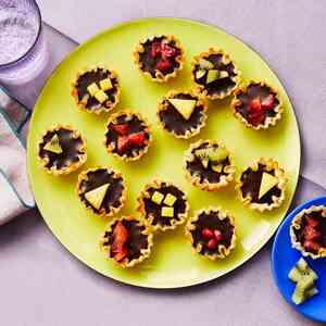 Mini Vegan Chocolate Tarts