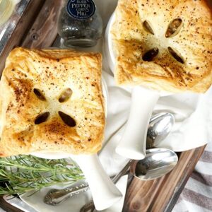 Mushroom Lentil Pot Pie