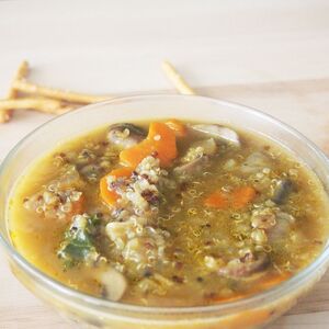 Mushroom Quinoa Soup