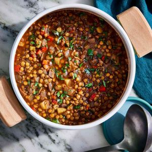 Mushroom & Lentil Soup