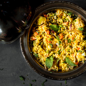 My Mother's Bengali Vegetable Biryani