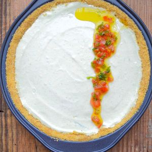 No-Bake Savory Cream Cheese Pie