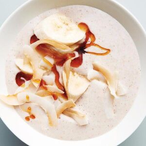 Oat, Coconut, and Banana Smoothie Bowl