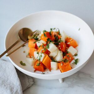 Papaya, Jicama, Cucumber Salad