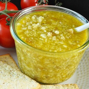 Parmesan and Asiago Cheese Salsa