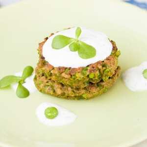 Pea fritters