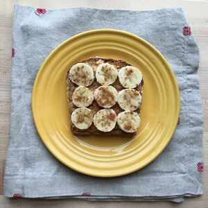 Peanut Butter-Banana Cinnamon Toast