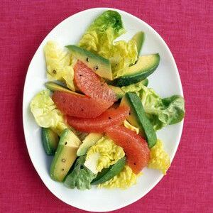 Pink-Grapefruit and Avocado Salad