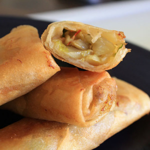 Pork and Vegetable Spring Rolls Recipe