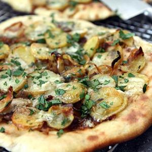 Potato And Blue Cheese Pizza