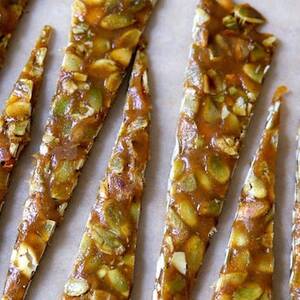 Pumpkin Seed Brittle with Vanilla Bean and Cayenne Pepper