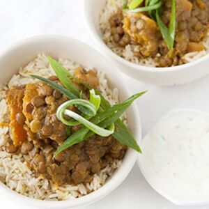 Pumpkin and Lentil Curry