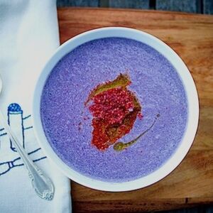 Purple Cauliflower Soup