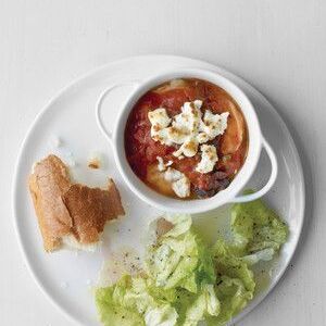 Quick Broiled Shrimp with Tomato and Feta