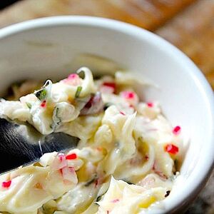 Radish and Basil Compound Butter