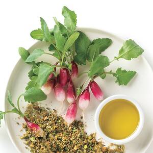 Radishes with Dukkah