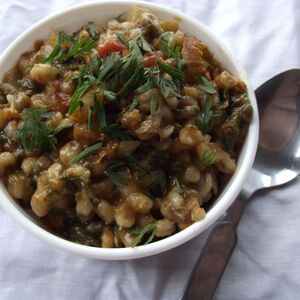 Rainbow Chard and Lentil Soup