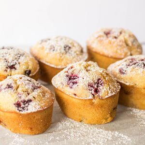 Raspberry and Vanilla Bean Friands