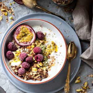 Raspberry & Greek Yogurt Granola