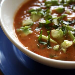 Raw Tomato Basil Soup