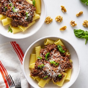 Recipe: Mushroom & Walnut (Vegan) Bolognese