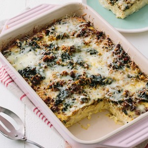 Recipe: Sausage and Greens Breakfast Casserole