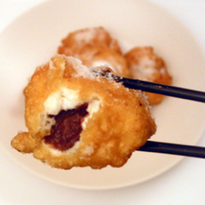 Red Bean Paste Meringue Dumpling