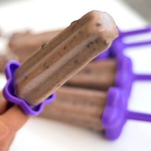 Red Bean Ice Pops with Coconut Milk