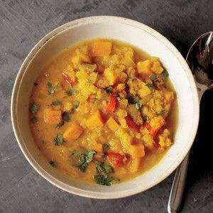 Red Lentil and Sweet Potato Stew