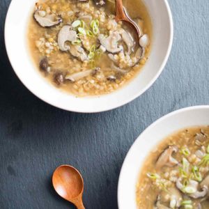 Red Lentil, Miso and Shiitake Mushroom Soup