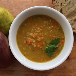 Red Lentil Carrot Soup