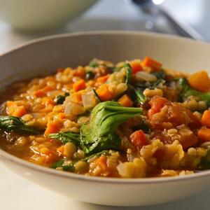 Red Lentil and Vegetable Soup