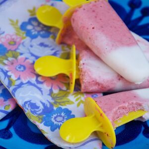 Refreshingly Healthy Strawberry Creamsicles