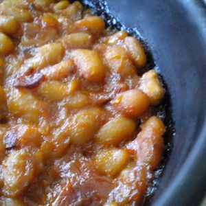 Rhubarb Bean Bake