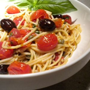 Roasted Tomato Pasta... For the Ladies