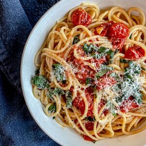 Roasted Tomato Spaghetti