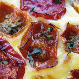 Roasted Cherry Tomato Tart