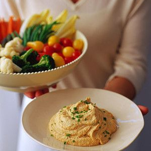 Roasted-Garlic Hummus