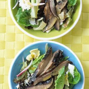 Roasted-Portobello Salad with Blue Cheese