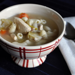 Roasted Chicken Noodle Soup Recipe