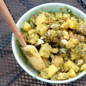 Roasted Garlic Potato Salad