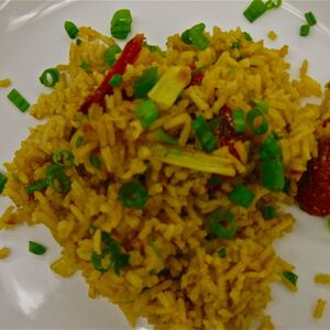 Roasted Vegetable Spanish Rice