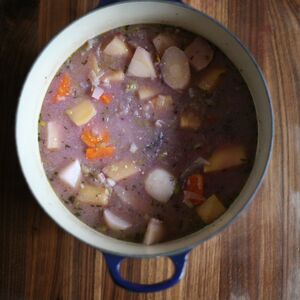 Root Vegetable Miso Stew