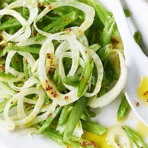 Runner bean & fennel slaw