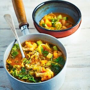 Rustic vegetable soup