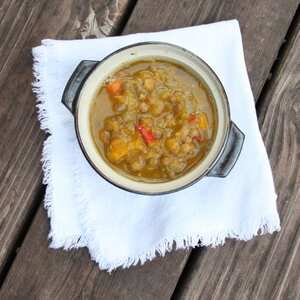 Rustic Squash and Lentil Stew