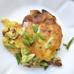 Sausage, Jalapeño, and Cheddar Spoonbread Recipe