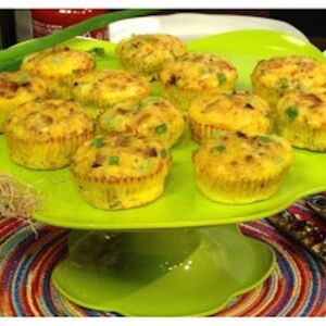 Sausage and Scallion Egg Muffins