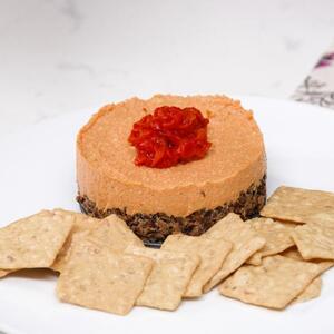 Savory Vegan Pimento Cheesecake