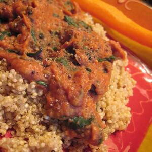 Savoury Tomato And Spinach Quinoa